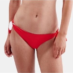 NWT Solid & Striped The Jane Red Bikini Bottom Large